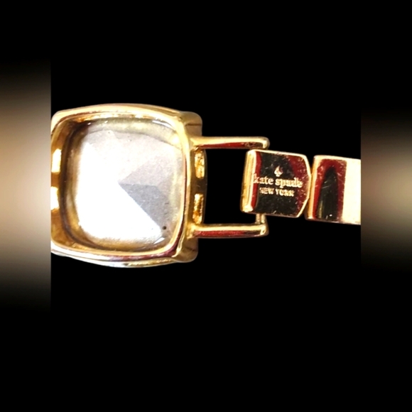 Kate Spade Crystal & 12K Gold Plated 7" Bracelet - Picture 4 of 4